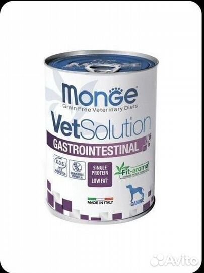 Корм для собак monge gastrointestinal