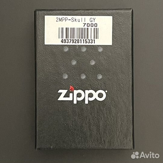 Зажигалка zippo skull. оригинал. японский каталог
