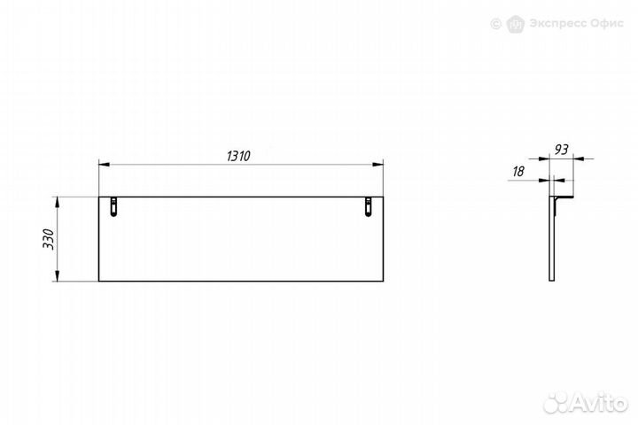 Стол письменный эргономичный правый Имаго-С са-2SD(R)