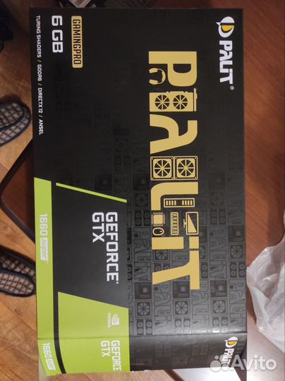 Видеокарта Palit GeForce gtx 1660 super gamingpro