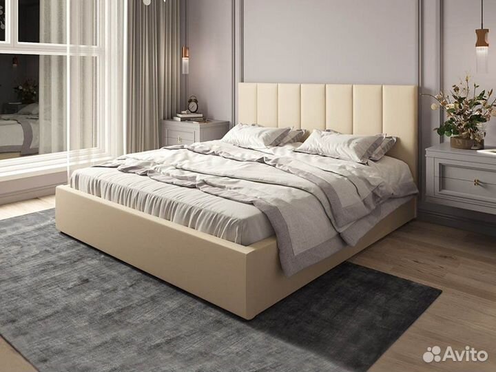 Кровать в каретной стяжке