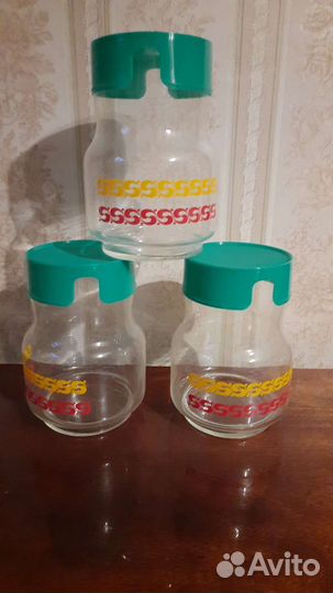 Банки для сыпучих продуктов. Производство СССР