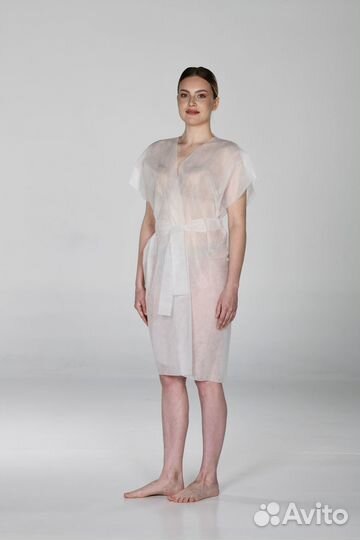 02-187 Халаты одноразовые универсальный 10шт sms