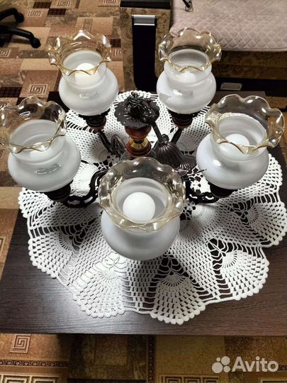 Люстра потолочная бу