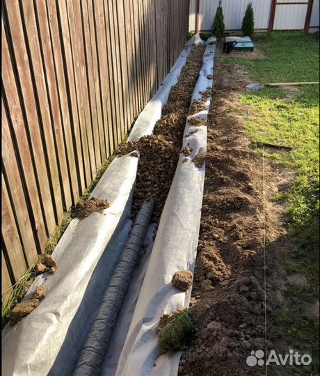 Дренаж участка ливневка водоотведение