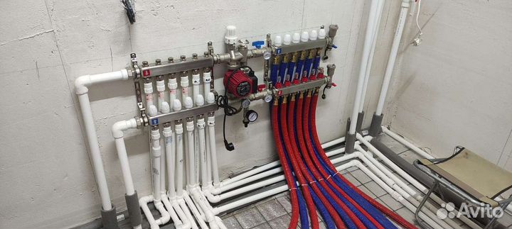 Все виды работ.Сантехника под ключ.Тёплый пол