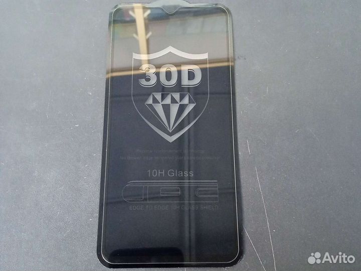 Чёрное стекло Redmi 8/8А