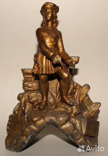 Антикварная Скульптура, Статуэтка, Европа 19 век