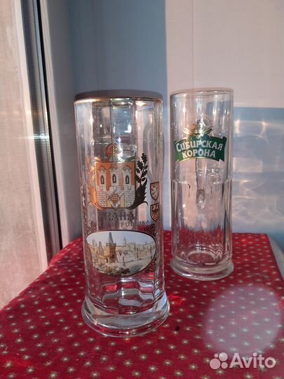 Пивные кружки и бокалы Германия, Россия, креманки