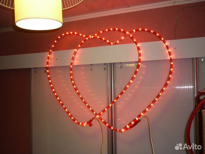 Декоратив.светящ.сердца