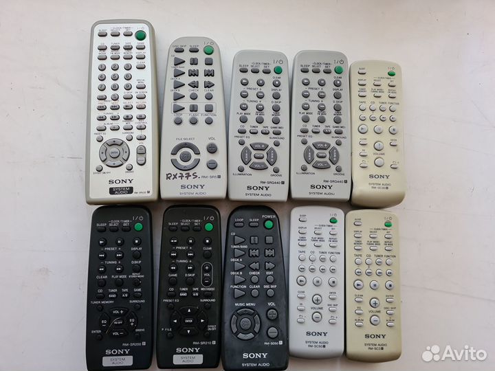 Пульты Sony От музыкального центра