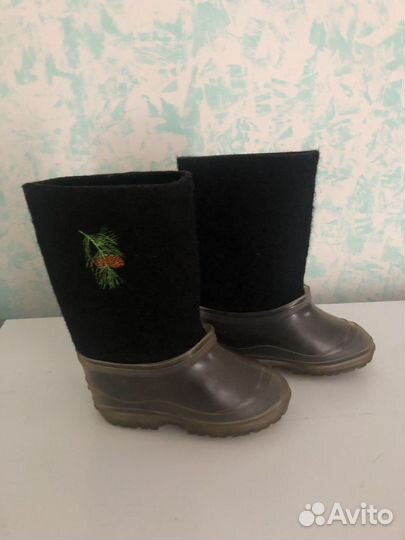Валенки с галошами детские р 29