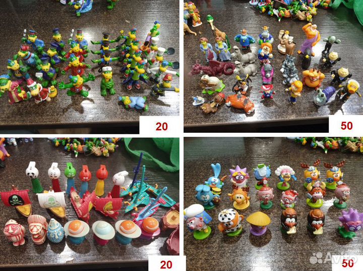 Игрушки Киндер, Растишка и т.д