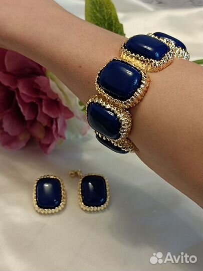 Стильный комплект серьги браслет Paola Sighinolfi