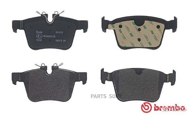 Brembo P86029 Колодки тормозные дисковые зад Bremb