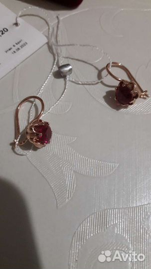 Серебряные серьги 925проба