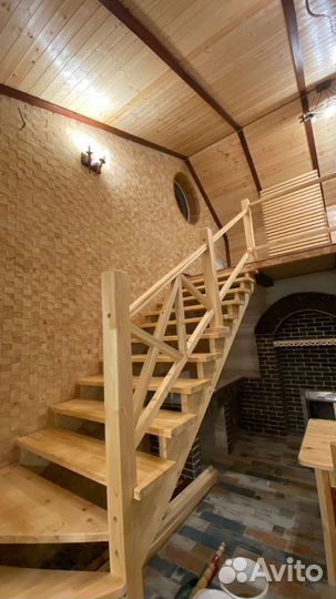 Баня на дровах с бассейном