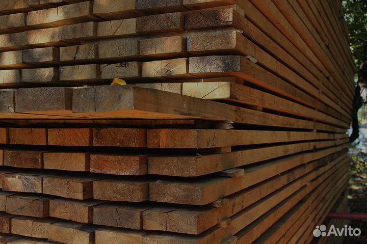 Шлифованные доски лиственницы 50x135 мм, для профе