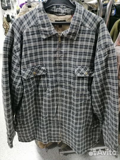 Зип рубашка овершот на меху Wolverine 2XL