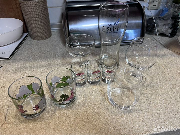 Посуда бокала, рюмки, стопки