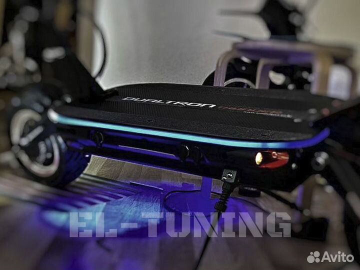 Подсветка под штатную деку электросамокта любого