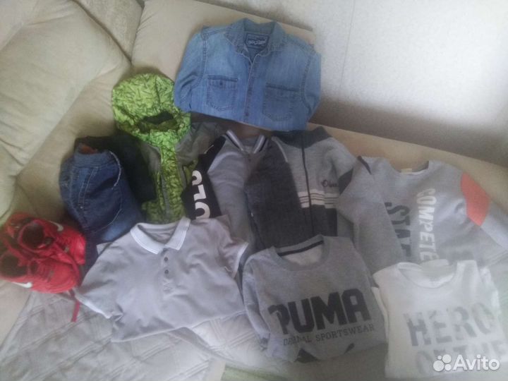 Вещи пакетом на мальчика 134-140р