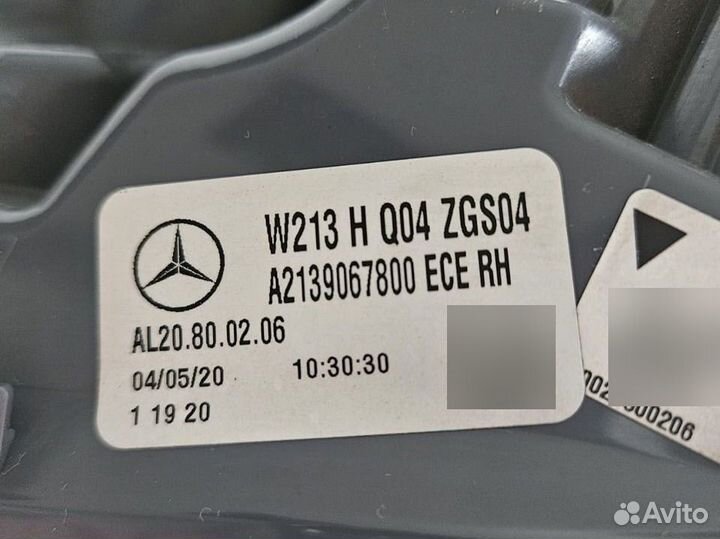 Фонарь задний наружный правый Mercedes-Benz