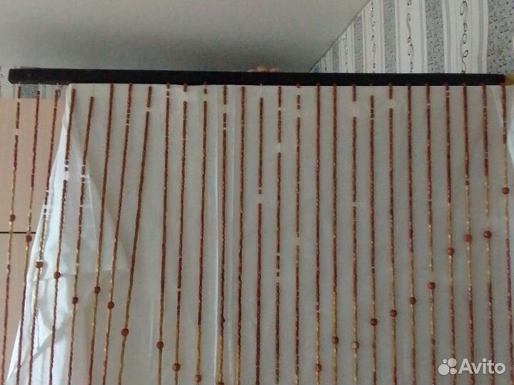 Шторы винтаж СССР из бус дерево