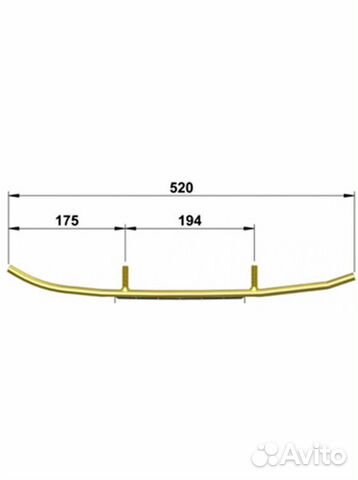 Коньки для лыж снегохода BRP Lynx 033345-03/04/05