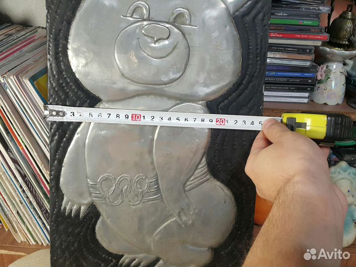 Олимпийский мишка 1980 чеканка СССР