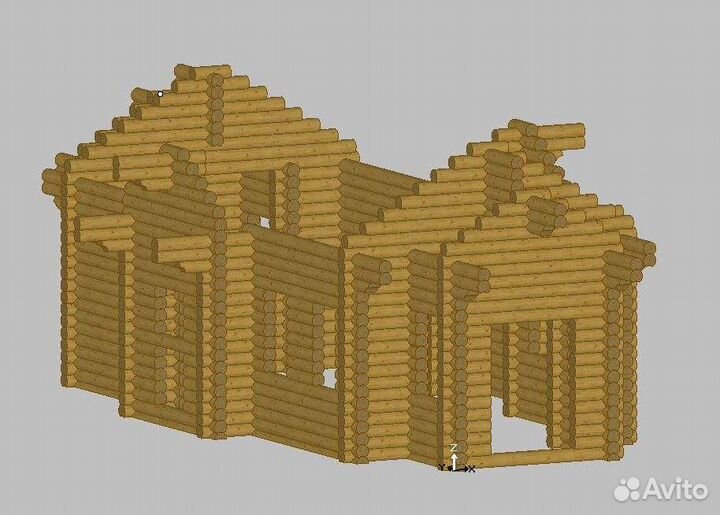 Срубы оцилиндрованное бревно