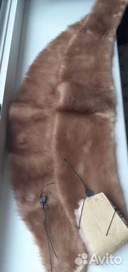 Воротник из норки новый
