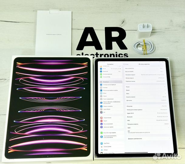 iPad Pro 12.9 M2 (gen.6) 128Gb Wifi+Cellular