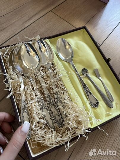 Посеребрянные ложки СССР