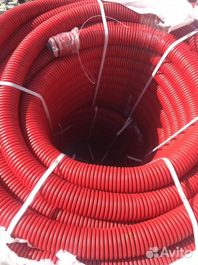 Труба двустенная гофрированная