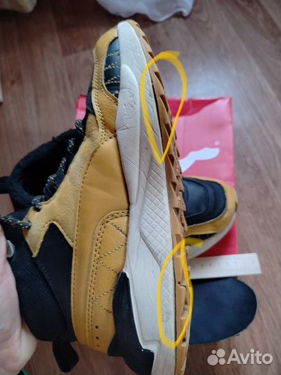 Утеплённые кроссовки Puma. Размер 37