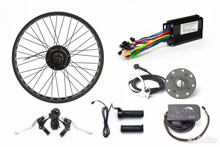 Комплект для электрификации Медведь 350Вт переднее