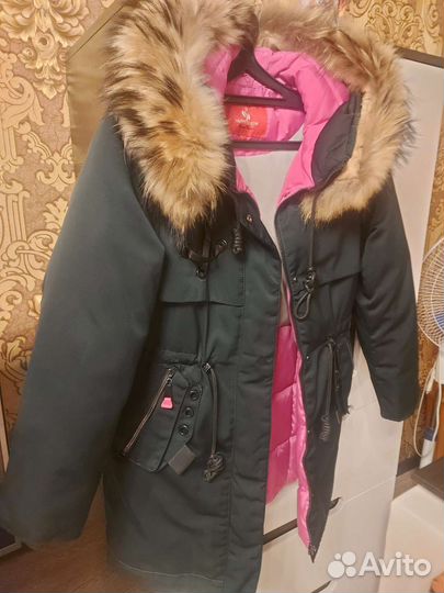 Куртка зимняя для девочки 146