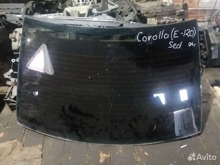 Стекло заднее Toyota Corolla, 120 седан