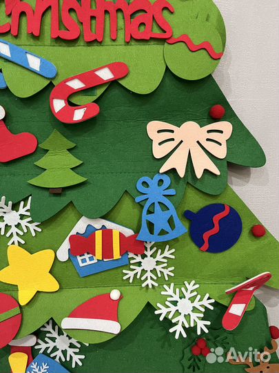 Елка из фетра