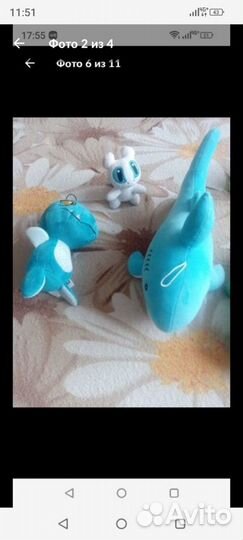 Игрушки мягкие