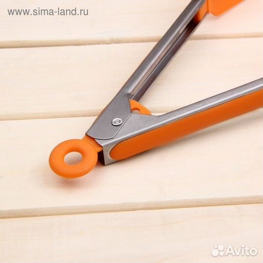 Щипцы для рыбы Доляна «Лопатка», 25 см, цвет микс