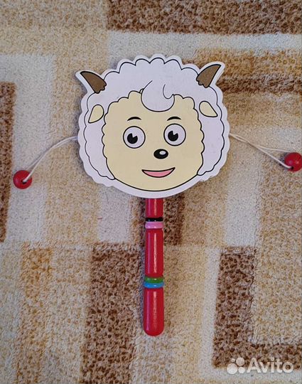 Деревянная погремушка Бубенцы