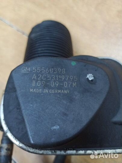 Дроссельная заслонка Opel Zafira B Z16XE1 2007