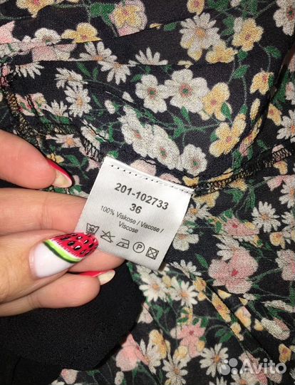 Чудесное плптье миди из вискозы S, рост 167