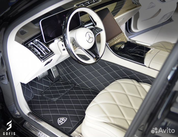 Коврики Mercedes S класс 223 Maybach премиум