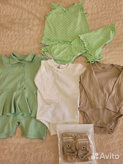 Одежда пакетом для девочки от 68-80
