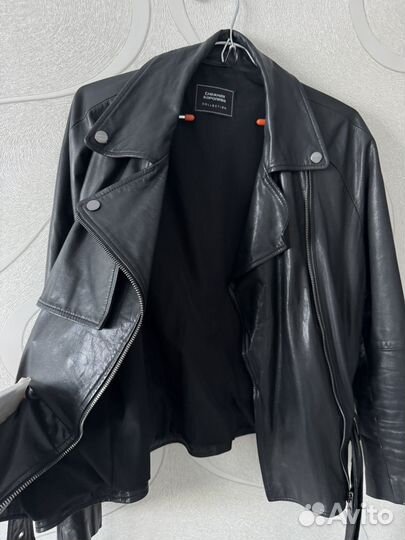 Кожаная куртка косуха Снежная королева
