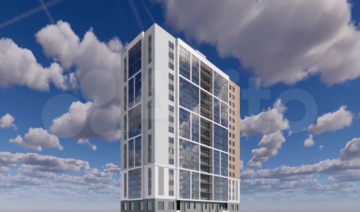 4-к. квартира, 61,2 м², 2/16 эт.