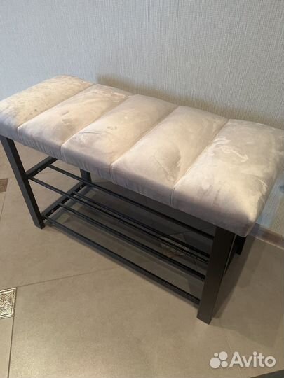 Обувница с мягким сиденьем